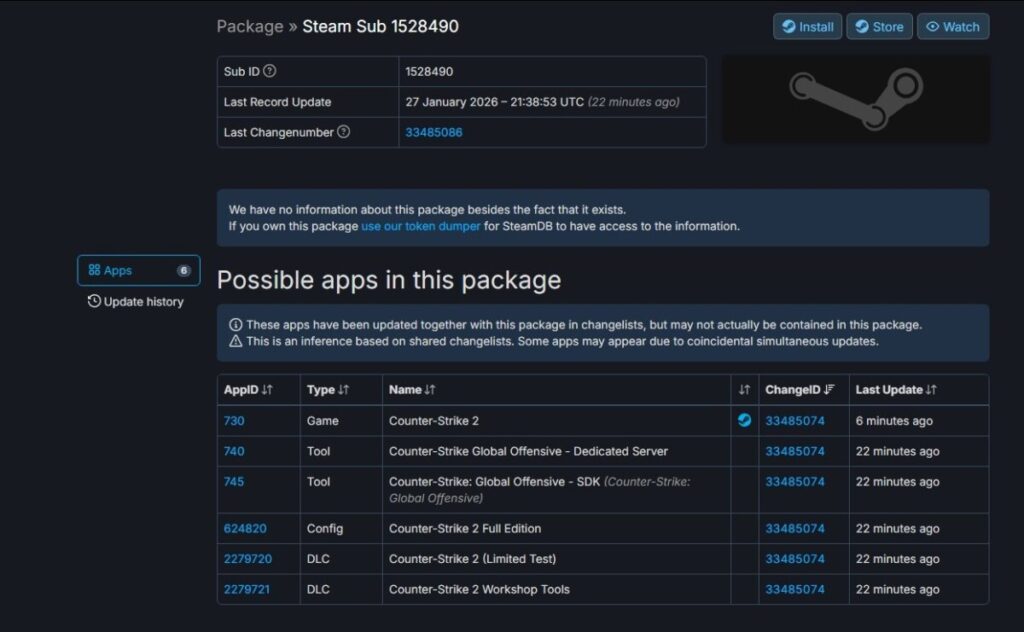 Изменения CS2