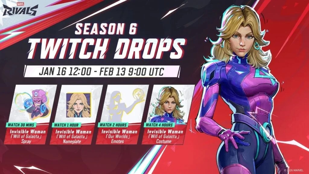 Marvel Rivals &mdash; Twitch Drops 6 Сезона