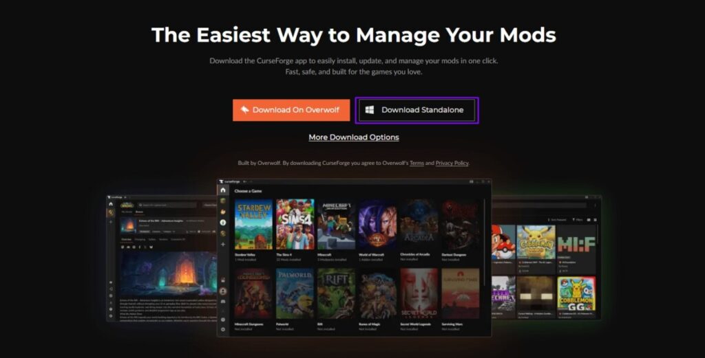 CurseForge App download