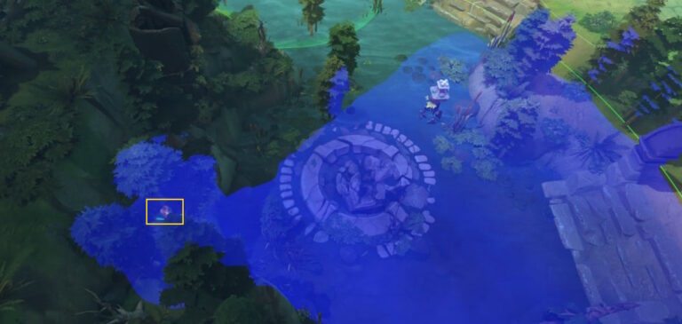 Пример актуальной точки для варда в патче 7.40c