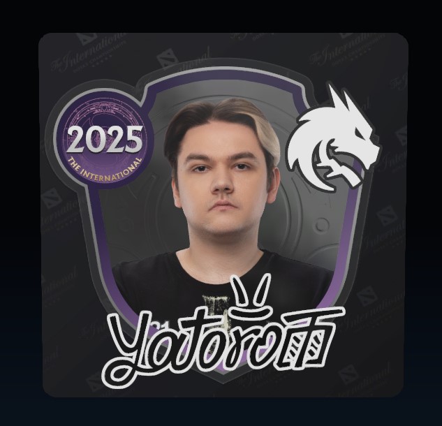 Обычная наклейка Yatoro 2025