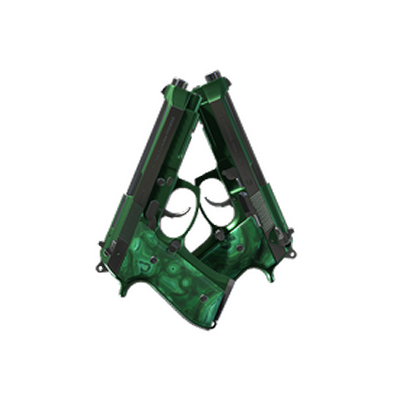 Dual Berettas | Полированный малахит