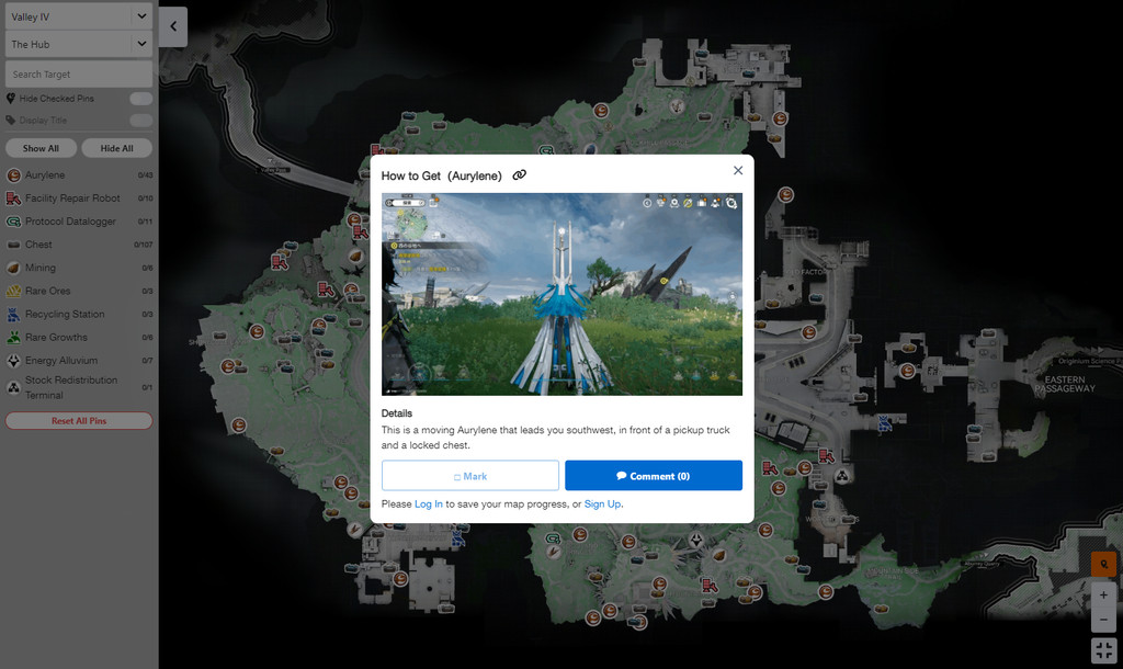 На карте Arknights: Endfield от Game8 есть скриншоты локаций