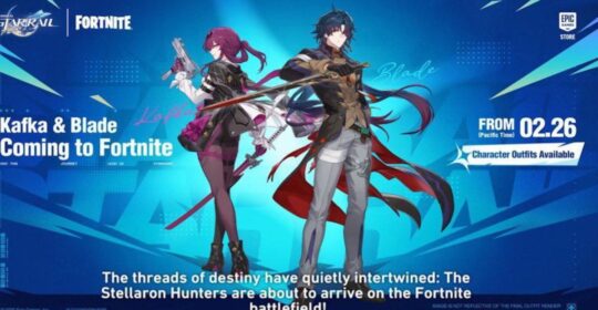 Kafka и Blade из Honkai: Star Rail появятся в Fortnite 26 февраля