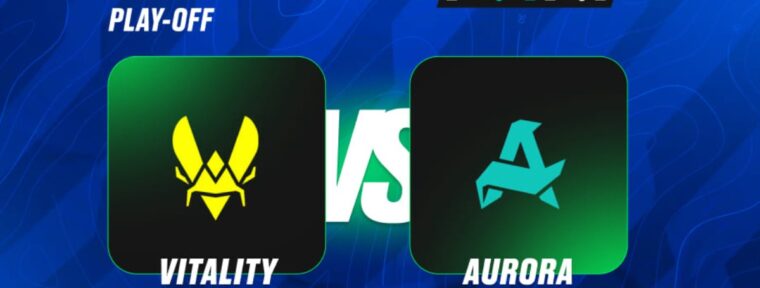 Клиент PARI поставил 263 000 рублей на победу Vitality над Aurora в четвертьфинале Cluj-Napoca