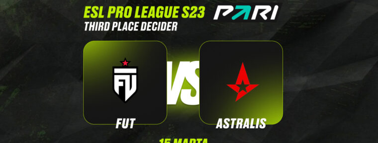 Аналитики PARI: FUT выбьют Astralis с ESL Pro League Season 23