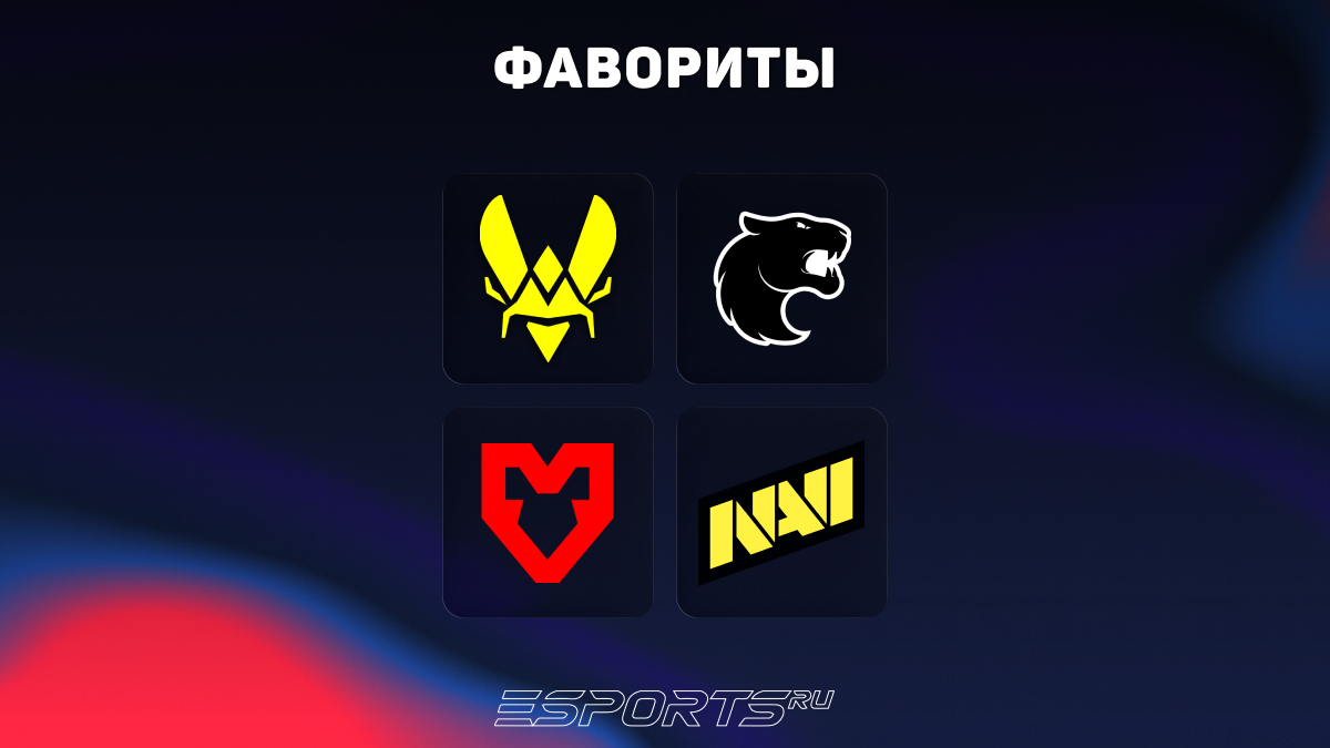 Список фаворитом на BLAST Open Rotterdam 2026