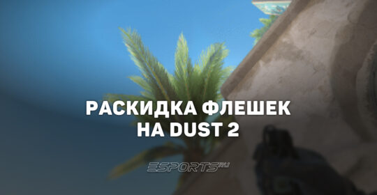 Раскидка флешек на Dust 2