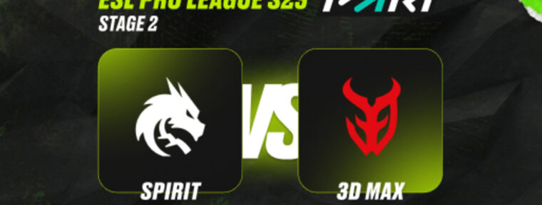 Аналитики PARI: Team Spirit не оставят шансов 3DMAX в первом матче второго этапа ESL Pro League Season 23
