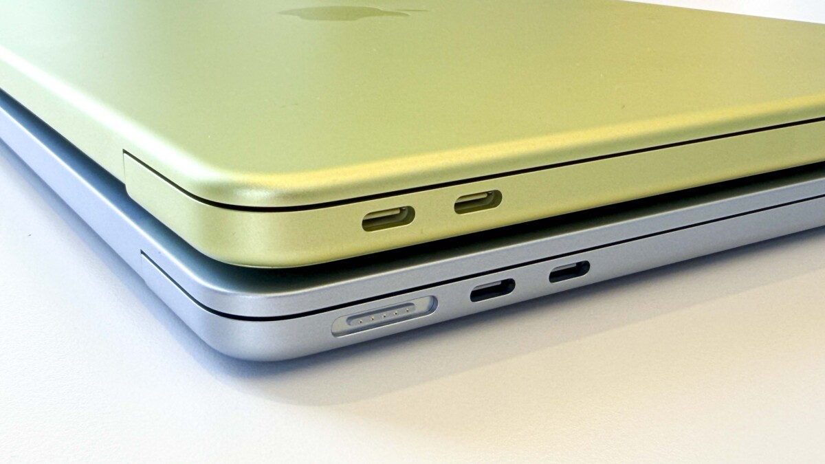 Сравнение портов MacBook Neo и Air