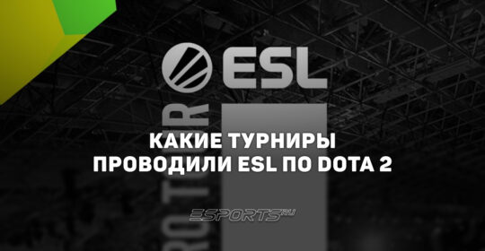 Турниры ESL по Dota 2: от DreamLeague и ESL One до Esports World Cup