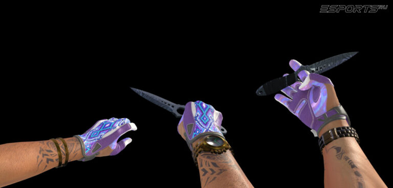 новые перчатки Violet Beadwork кс 2