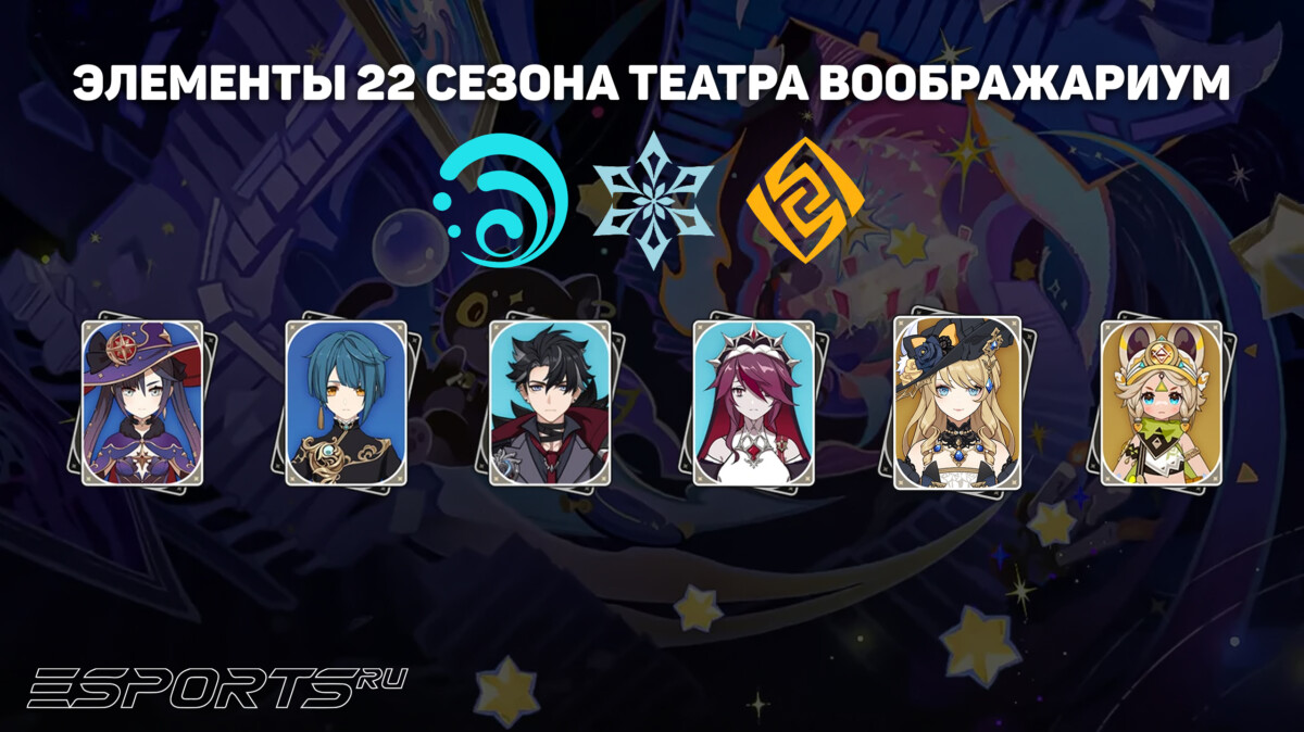 Элементы 22 сезона Театра Воображариум в Genshin Impact
