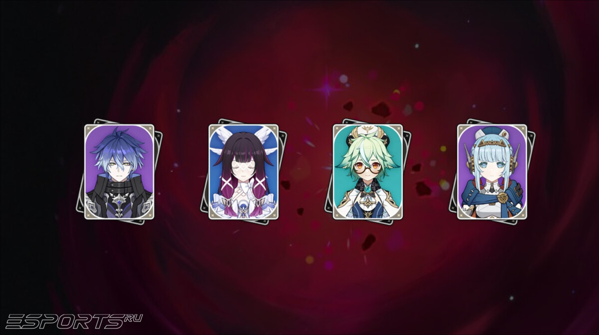 Отряд 2 для Мрачного натиска в Genshin Impact 6.4