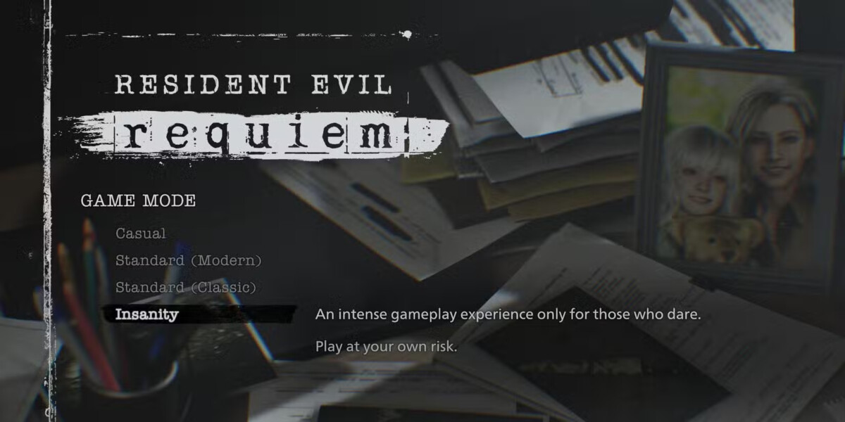 Resident Evil Requiem Insanity