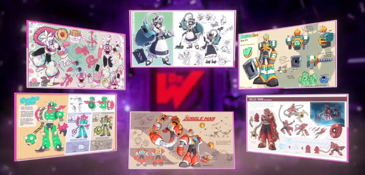 Mega Man: Dual Override Robot Master Design Contest finalists
