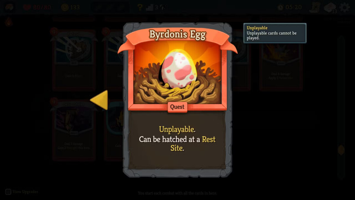 Slay the Spire 2 byrdonis egg