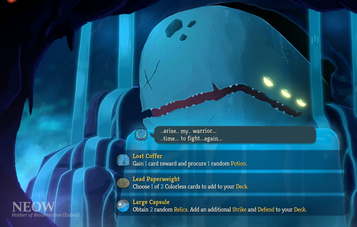 Slay the Spire 2 neow