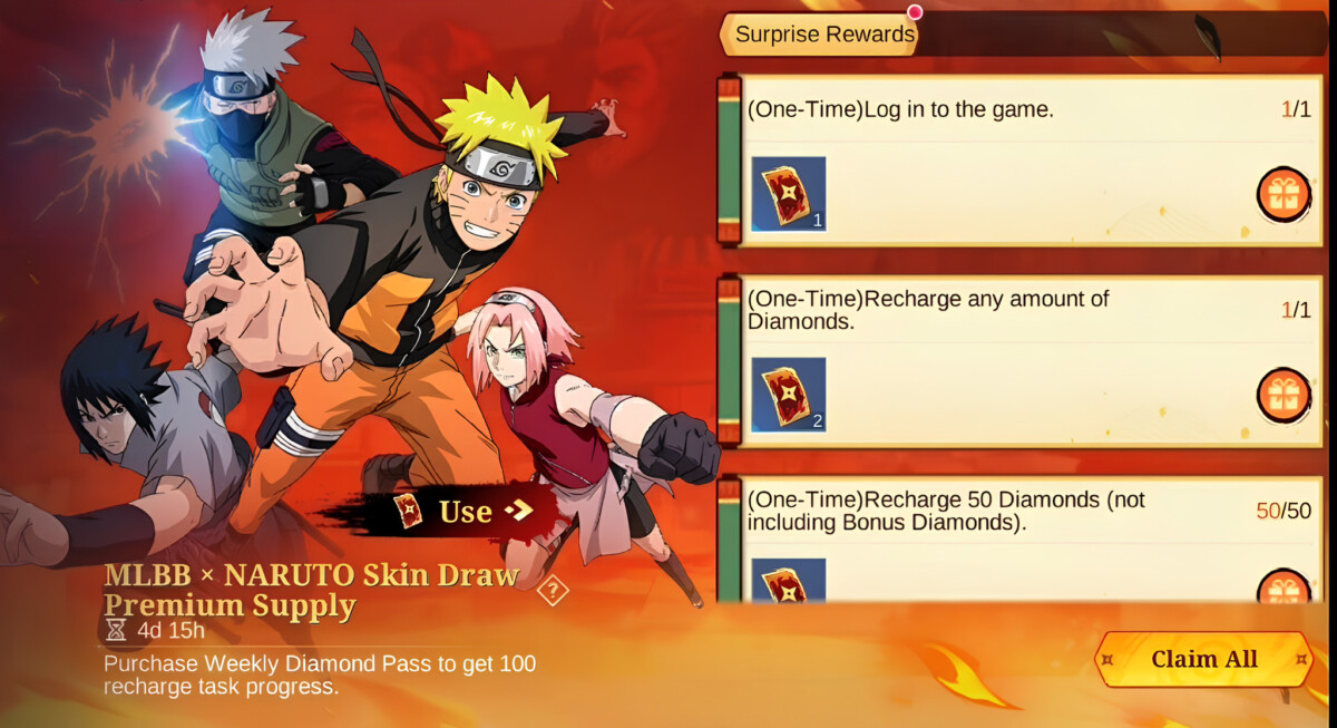 Naruto Draw События MLBB x Naruto