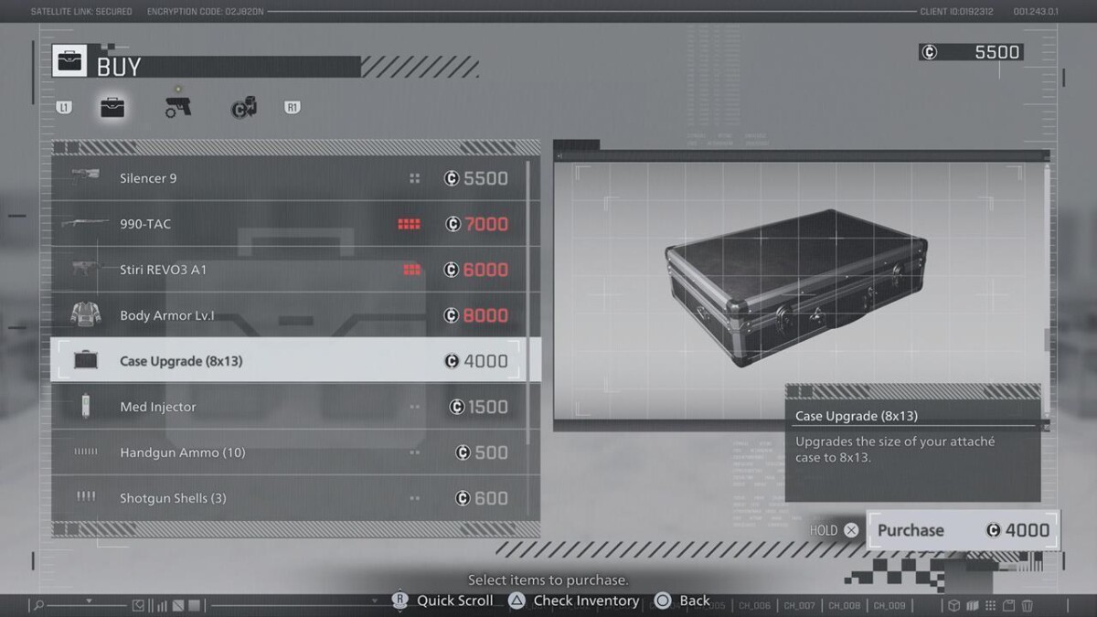 Улучшение кейса (8x13) Resident Evil Requiem 