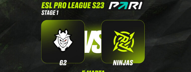 Клиенты PARI уверены, что G2 победят и пройдут в следующий этап ESL Pro League Season 23