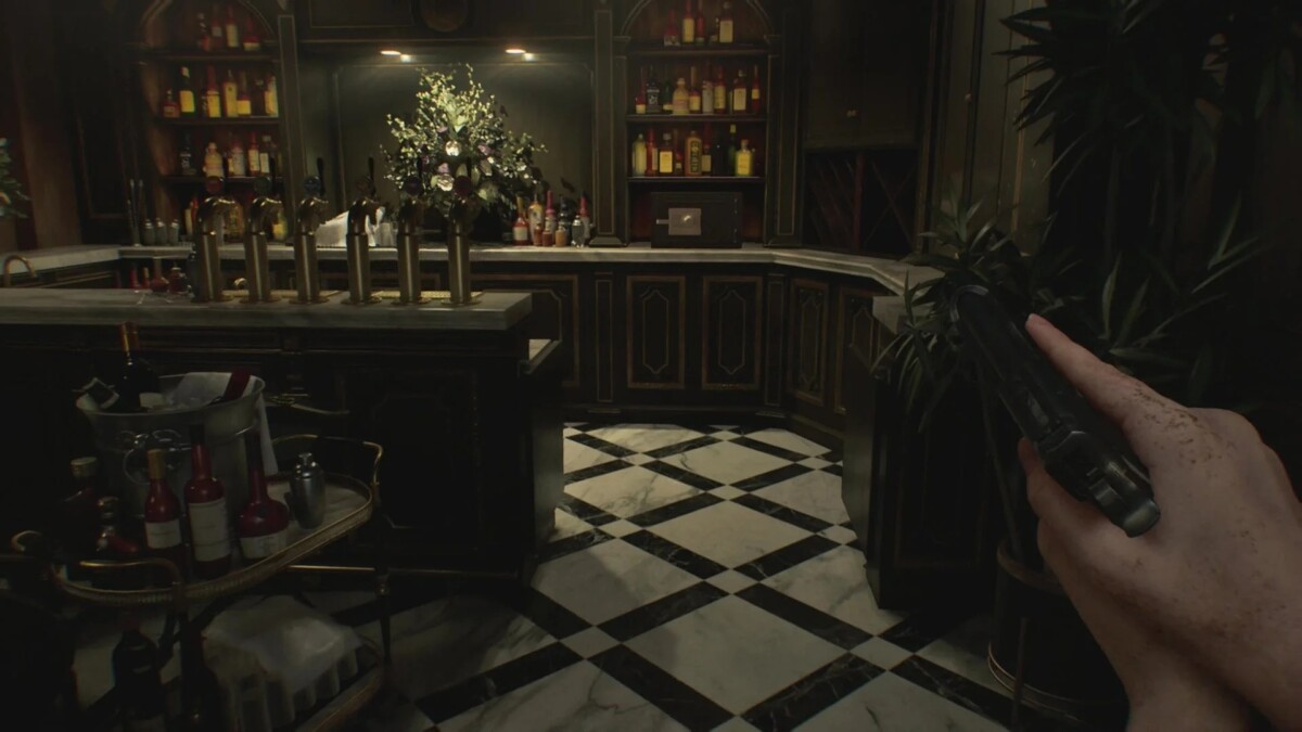 Сейф в баре реанимационного центра