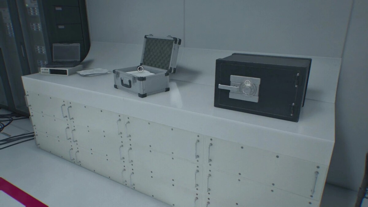 Сейф в пункте наблюдения