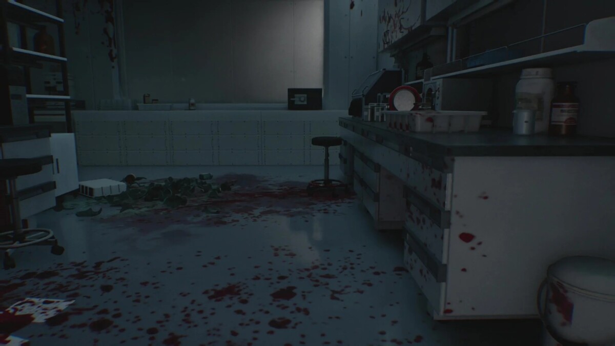 Сейф в камере стерилизации