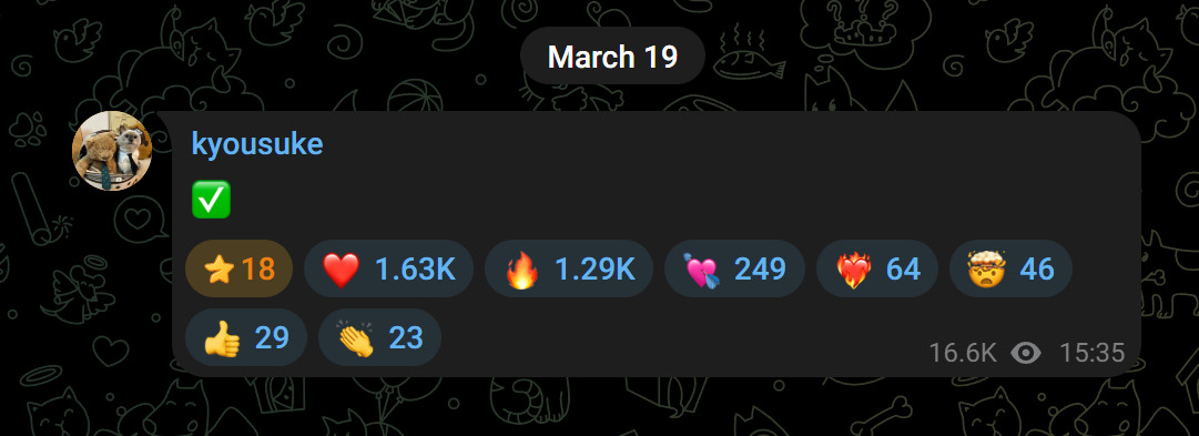 Kyousuke получил визу