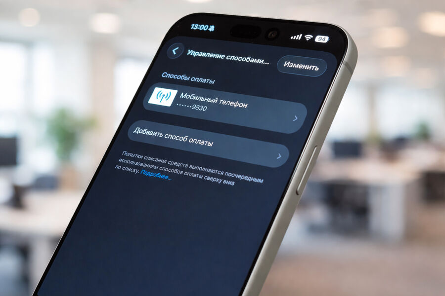 Минцифры ограничило оплату сервисов Apple через мобильный счет