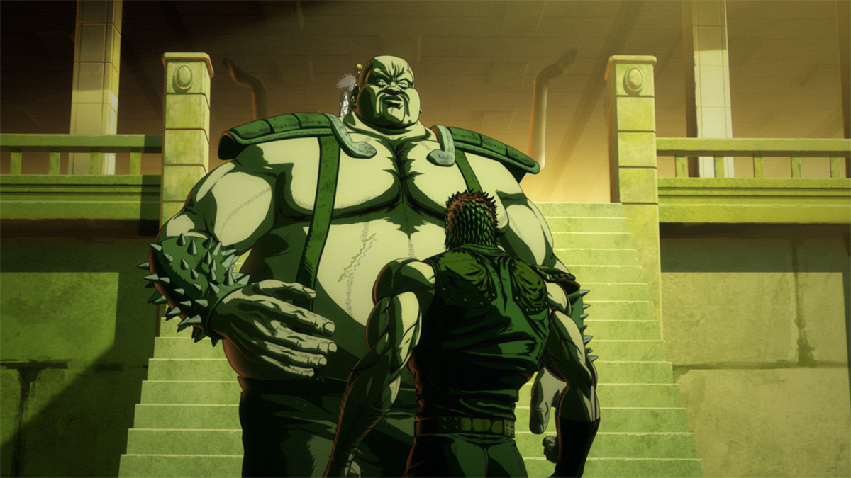 "Кулак Северной звезды" аниме