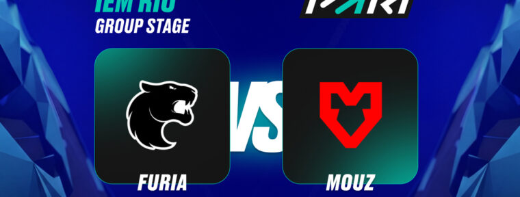 Клиент PARI поставил ₽500 000 на FURIA в матче с MOUZ на IEM Rio 2026