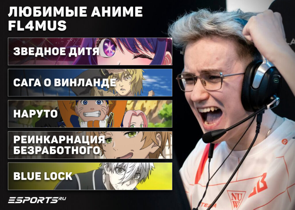Любимые аниме FL4MUS