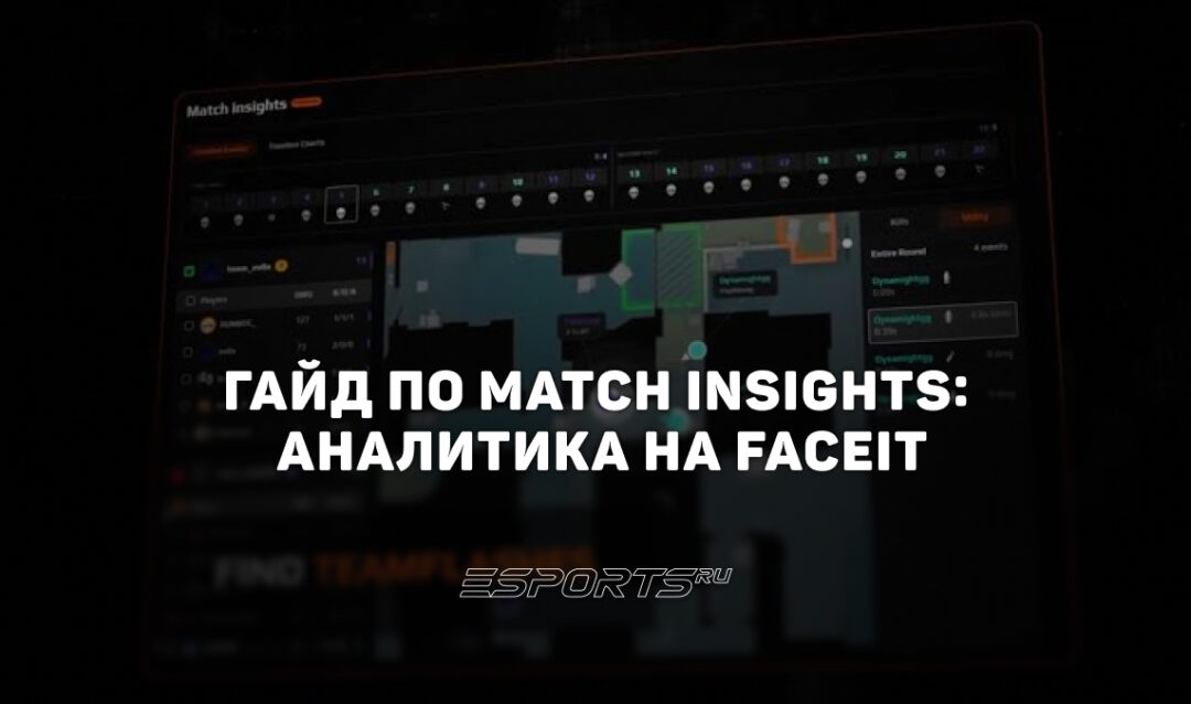 Гайд по Match Insights: аналитика матчей на FACEIT