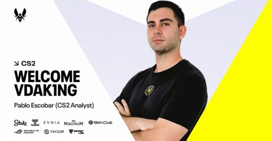 Пабло Эскобар возглавил состав Vitality Academy по CS2