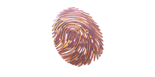 Sticker Fingerprint Color