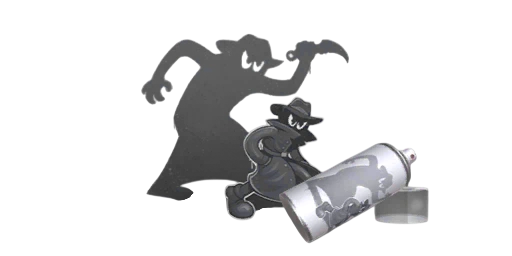 Graffiti Shadowy Threat