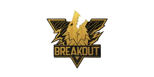Sticker Breakout Gold
