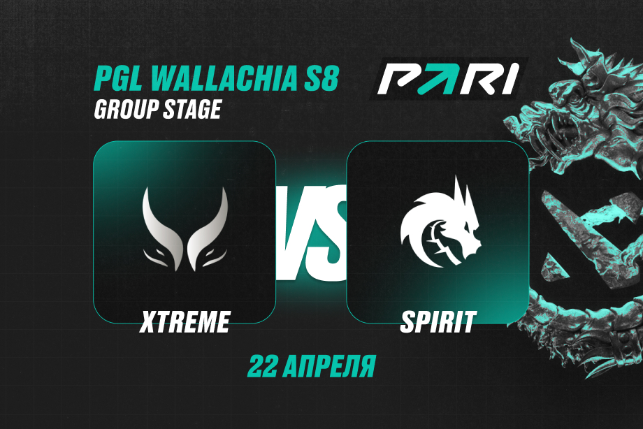 Клиенты PARI считают, что Xtreme Gaming выбьют Team Spirit из PGL Wallachia Season 8