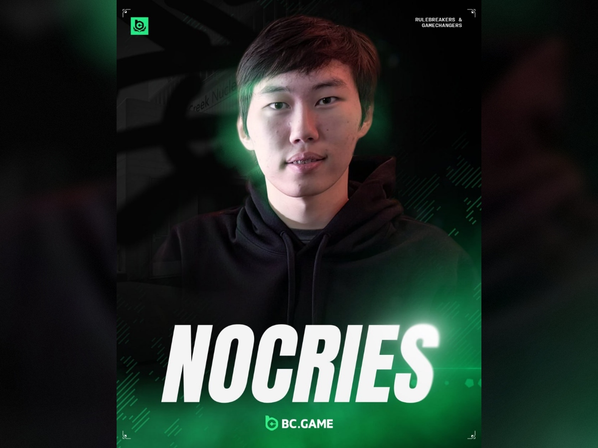 Nocries выступит за BC.Game