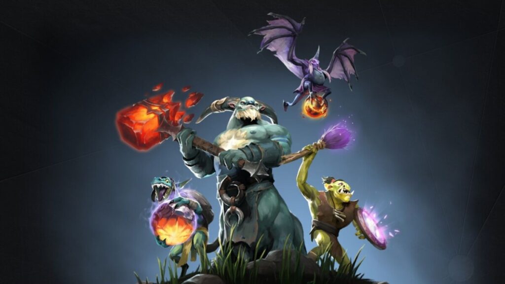 Крипы с нейтралками в Dota 2