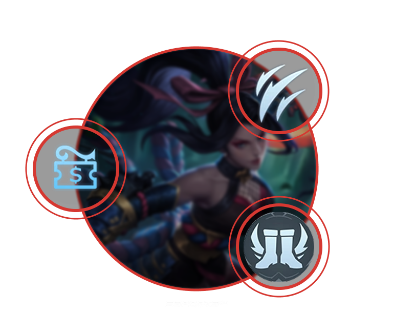 Эмблема бойца на Ханаби в МЛББ