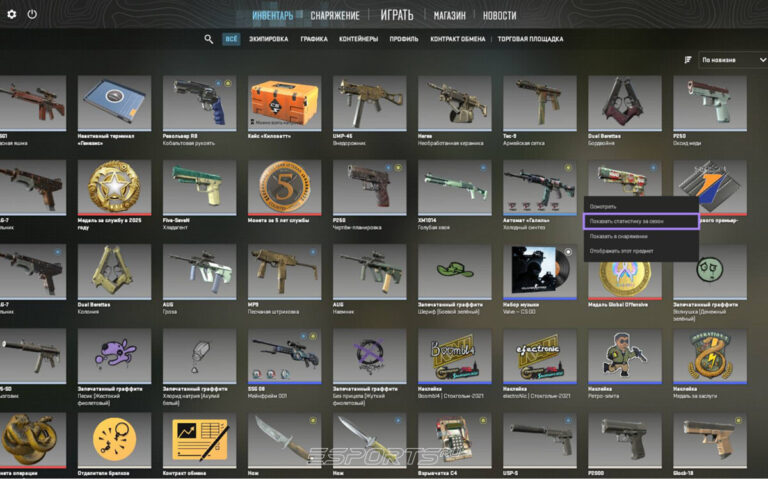 статистика кс 2 премьер