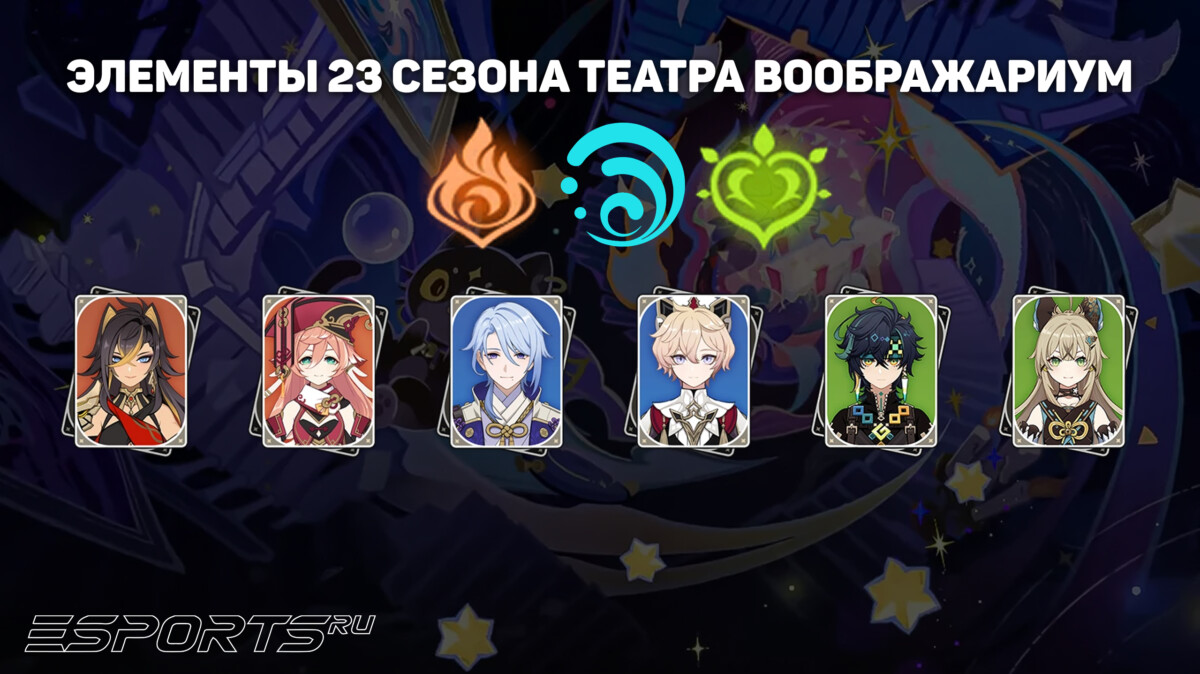 Элементы 23 сезона Театра Воображариум в Genshin Impact