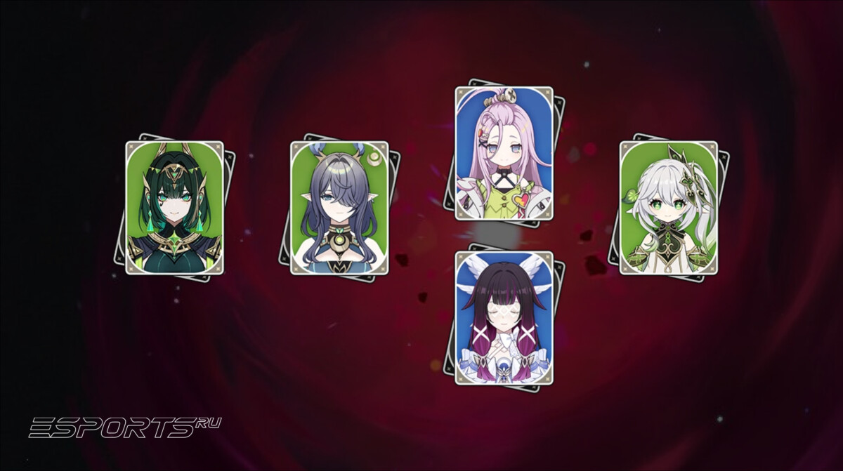 Отряд 3 для Мрачного натиска в Genshin Impact 6.5