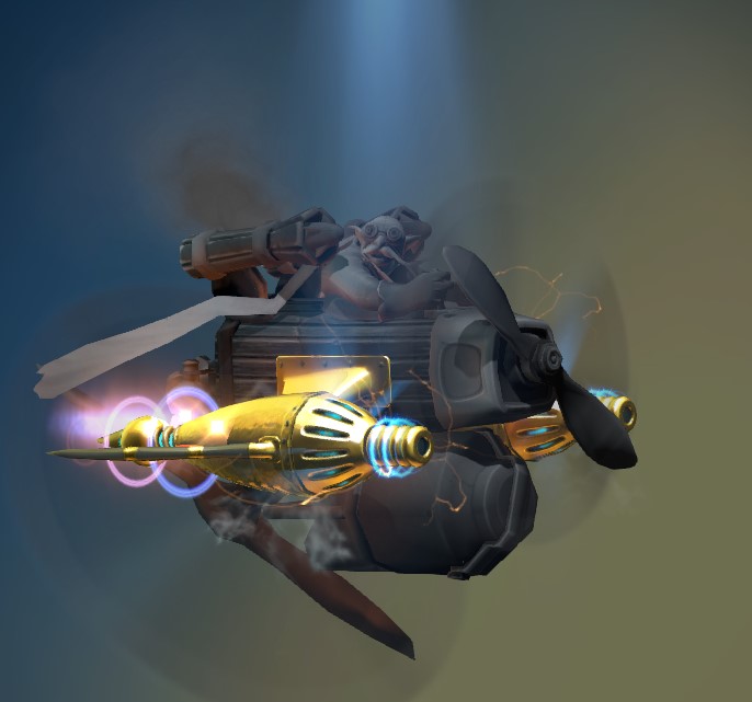 Golden Atomic Ray Thrusters