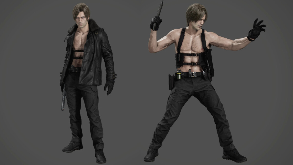 resident evil requiem Shirtless Leon