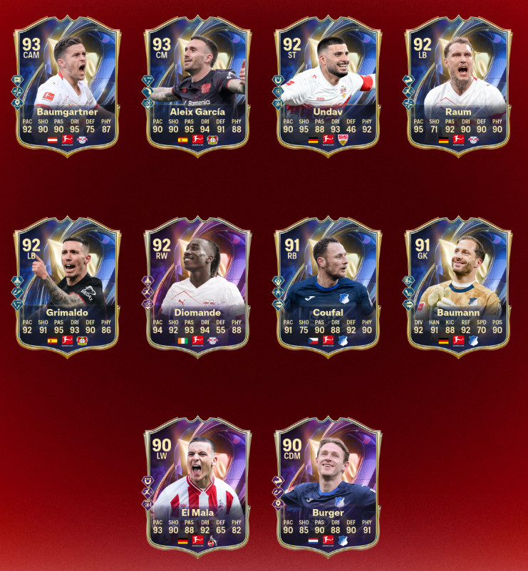 Team of the Season Бундеслига в FIFA 26