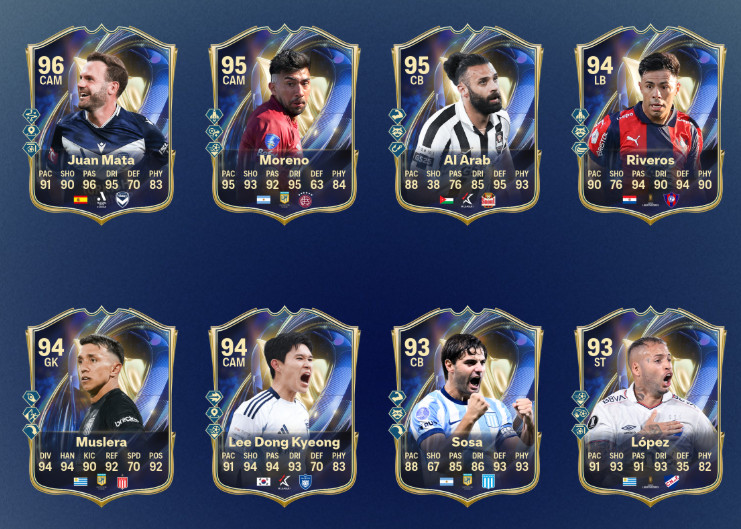 TOTS остальной части Мира в EA Sports FC 26