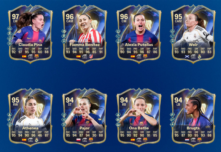 TOTS женской Ла Лиги в EA Sports FC 26